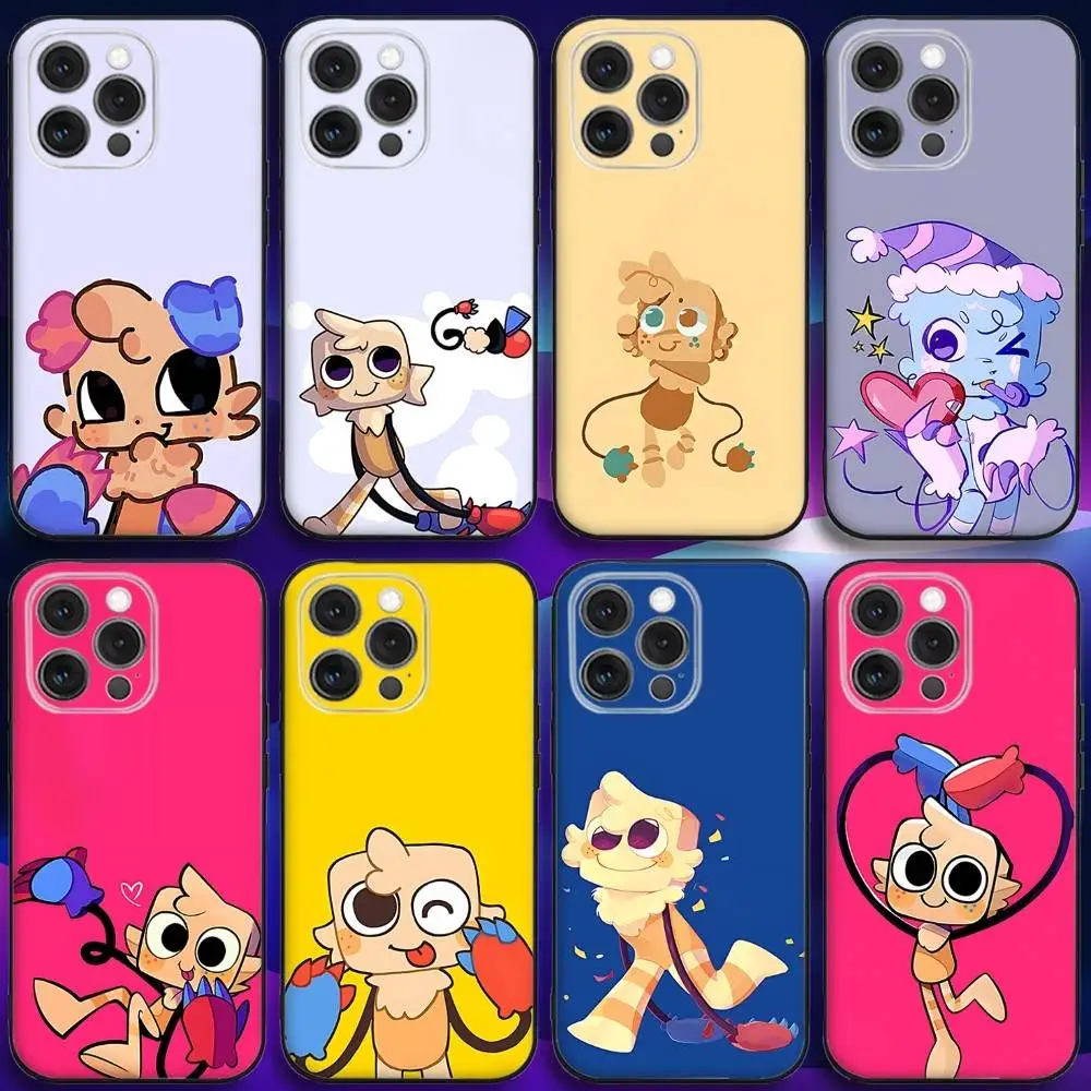 

G-Goob D-Dandys World Phone Case For iPhone 17,16,15,14,13,12,11,Pro,Max,Plus,X,XS,SE4,E,Mini,Soft Black Case