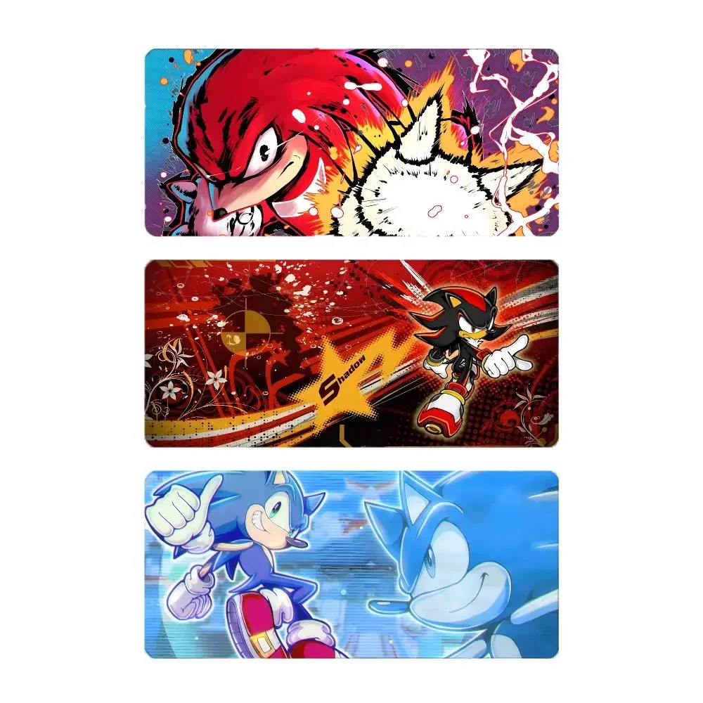 Game Platformer Sonic The Hedgehog Mouse Pad Mousepad Large Gaming LockEdge Thickened PC Table Desk Mat