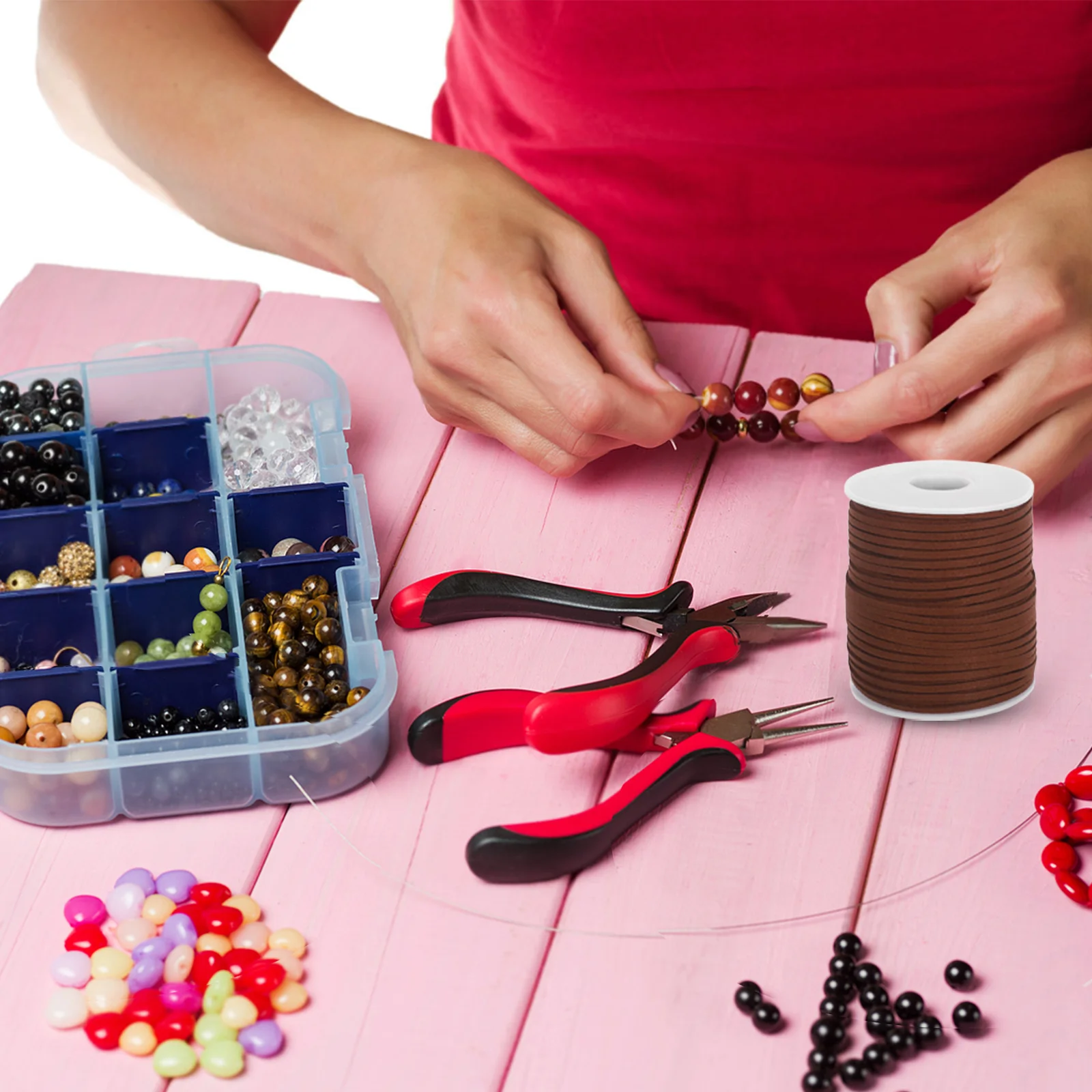 

Artificial String Cord Deep Coffee Faux Suede Flat Craft Ribbon for Jewelry Making Bracelet Necklace Twine Craft Bouquet