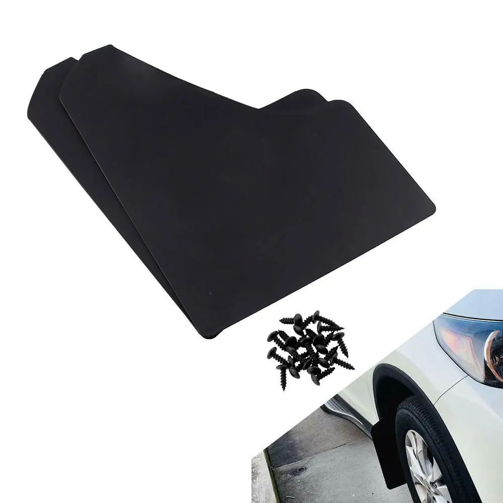 

2Pcs Universal Splash Guards Mud Flaps Mudflaps Mudguard Fender Flares for Car Pickup Truck SUV with Hardware