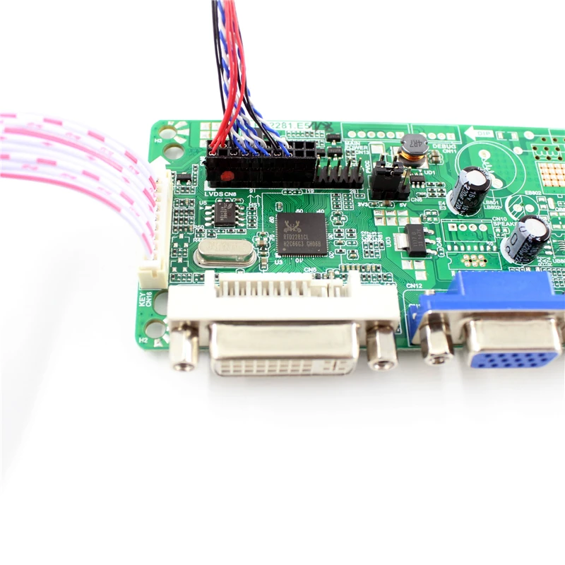 2281 плата контроллера ЖК-дисплея с поддержкой DVI VGA для B154SW01 V.0 15,4 дюймов 1680x1050 Репеллент для самостоятельной сборки