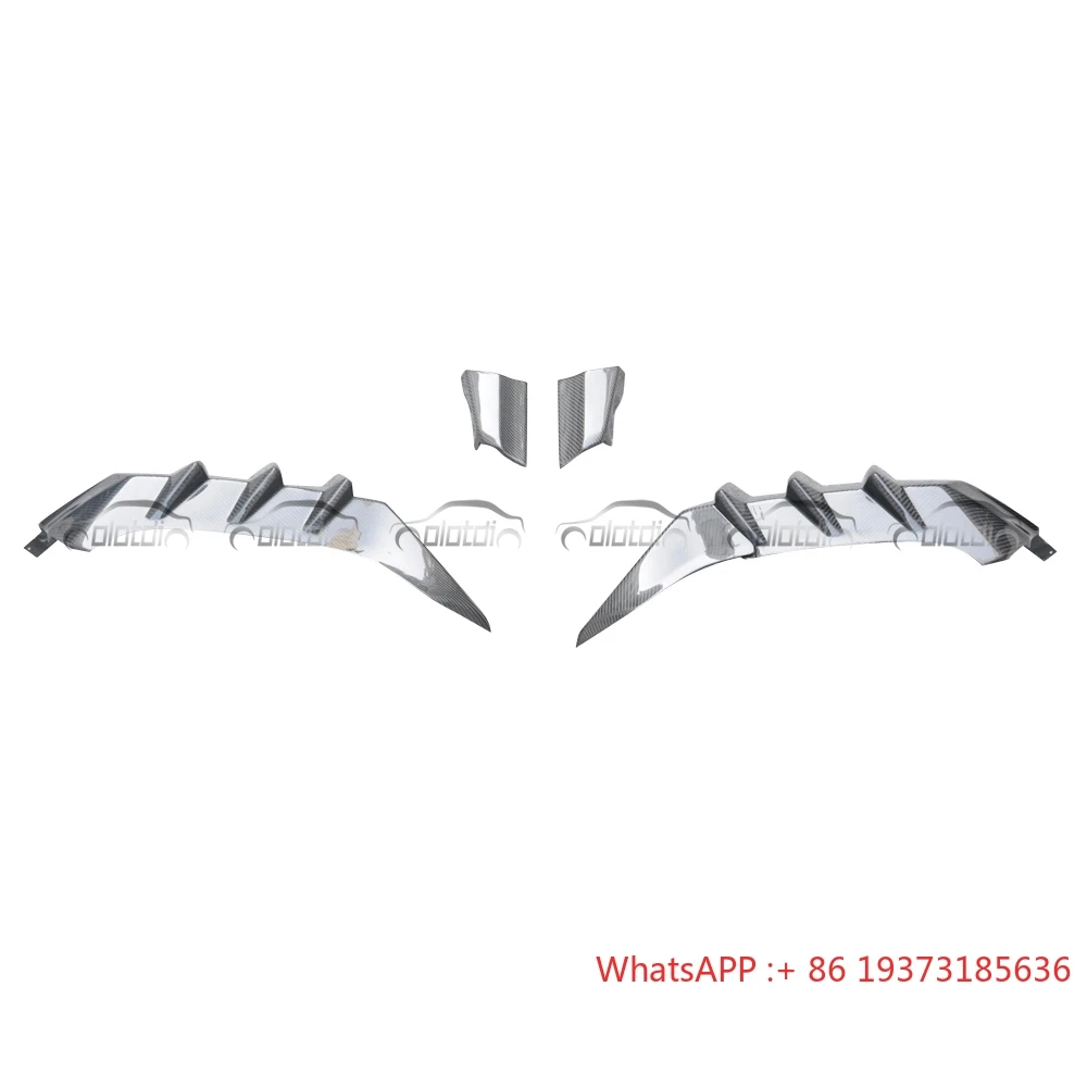 M نمط الكربون زعانف سبويلر المصد الخلفي الشفاه الجناح الخائن لهوندا سيفيك FK8 نوع R الناشر 2012 +