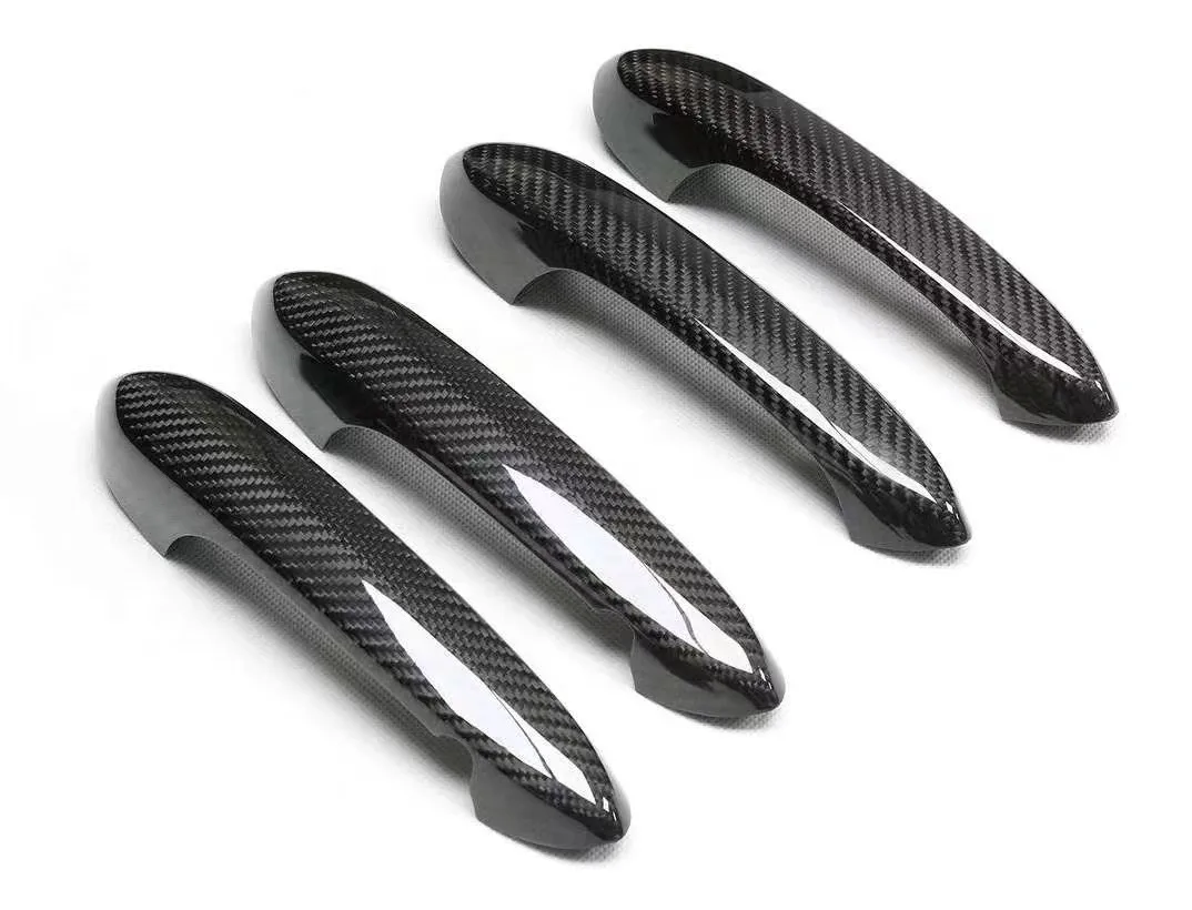 Real Dry Carbon Fiber Door Handle Cover Trim for BMW 3 Series G20 G21 2019-2026 Car Styling Exterior Door Bowl Protector M Perfo