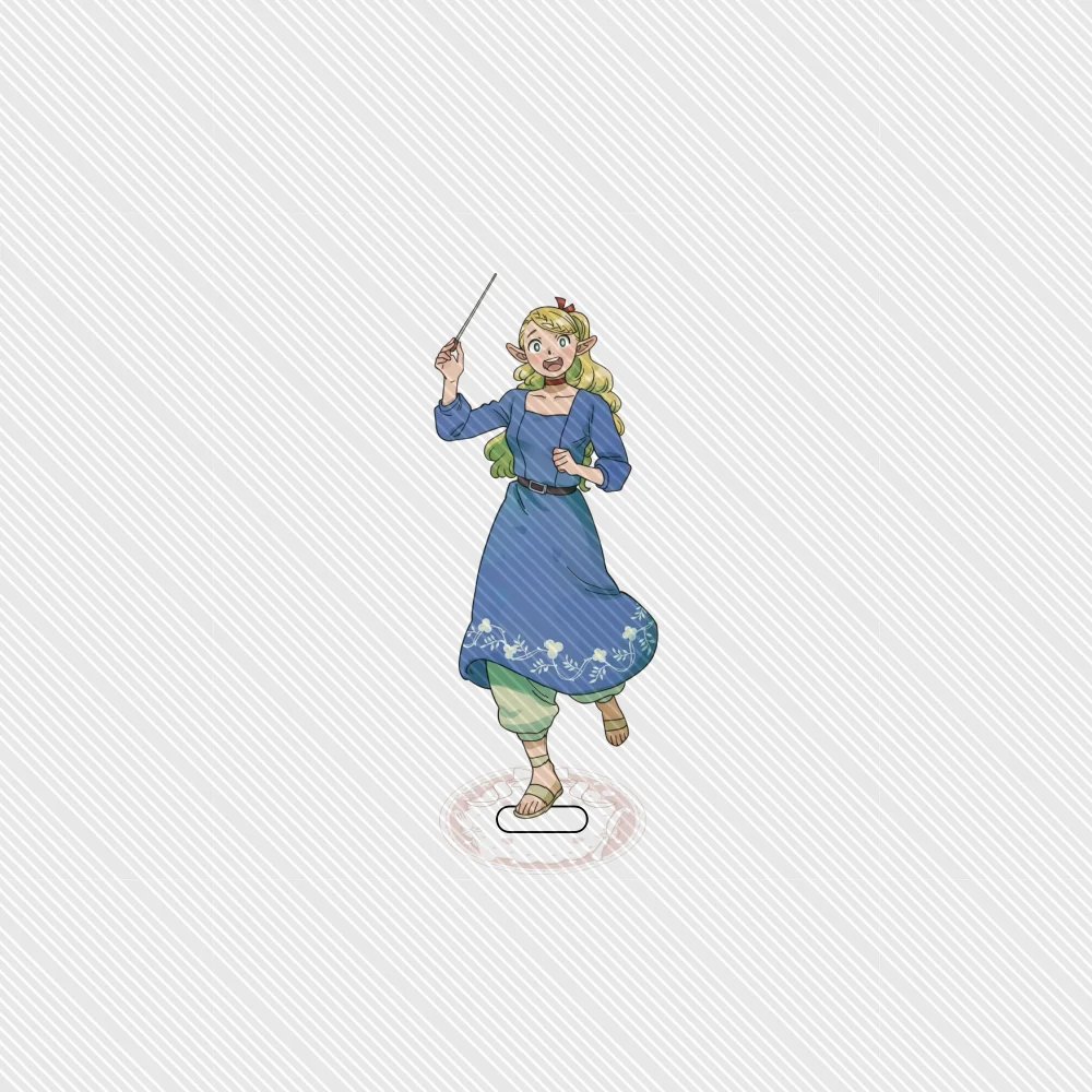 15CM Anime Delicious in Dungeon Acrylic Keychain Stand Model Cosplay Characters Ornament Accessories Goods Collection Gifts