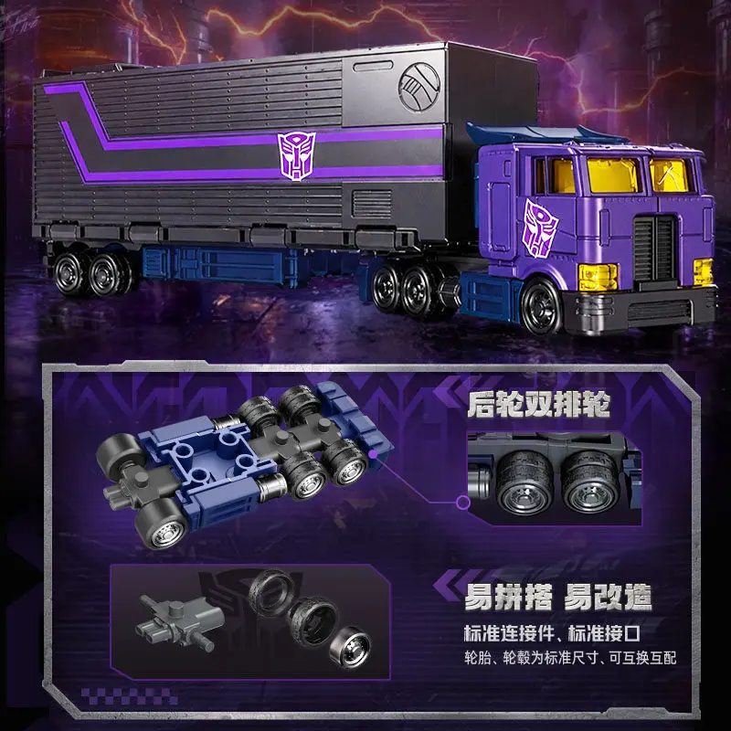 BLOKEES Transformers Building Block Car CT02 King Kong Optimus Prime Transportation Assembly Model Desktop Ornament Toy Gift view 5