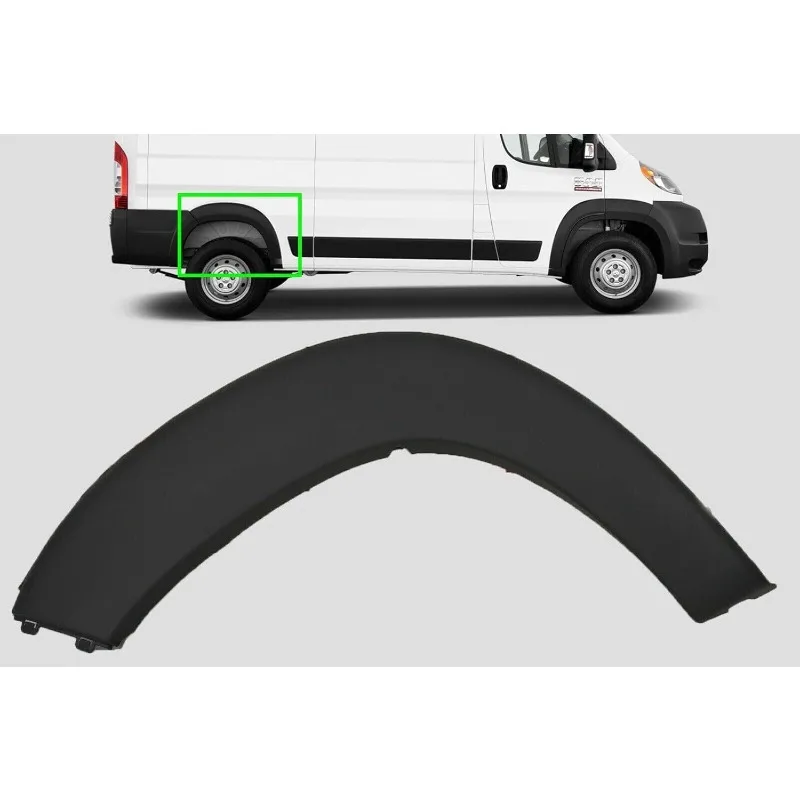 

for RAM PROMASTER 2019-2023 RIGHT PASSENGER SIDE TRIM MOLDING COVER BLACK (Rear Wheel Flare)