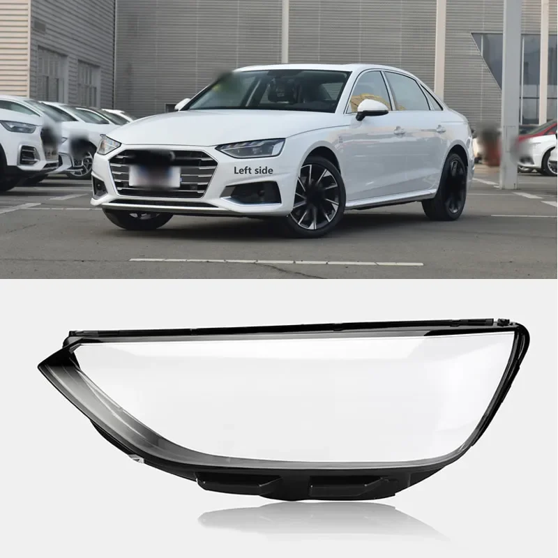 

Car Front Headlight Cover Lens Glass Headlamps Transparent Lampshade Lamp Shell Masks For Audi A4L 2022-2023