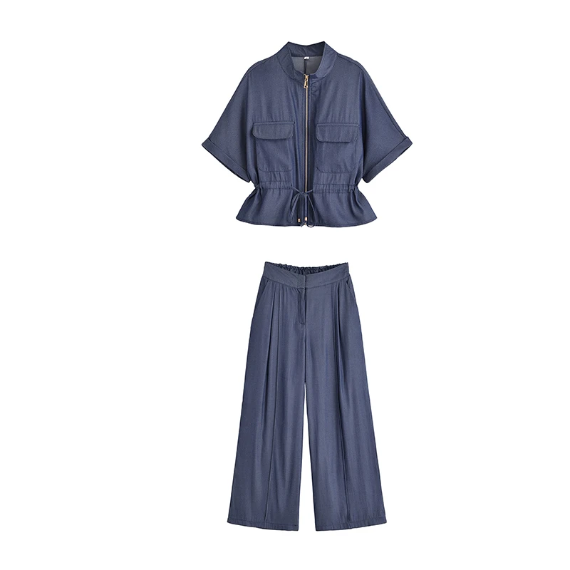

2025 New Pants Sets Summer Women's Fashion Slim Elegant Summer Travel Holiday Women's Sets Chic Street Youth Comfort Suits