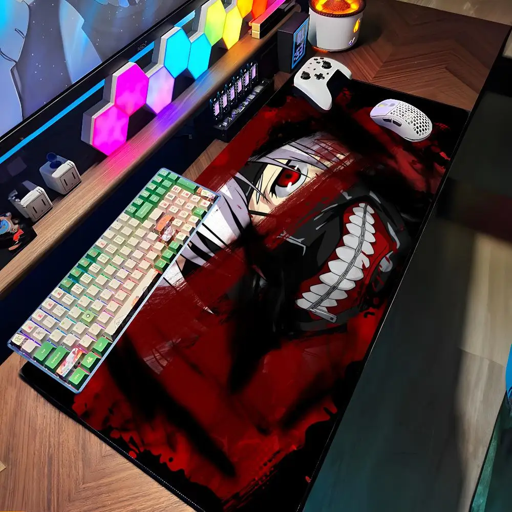 

Tokyo Ghoul Mouse Pad Large Rubber Tablepad PC Game Mousepad Laptop Desk Pad XXL Non-slip Computer Keyboard Mouse Mat