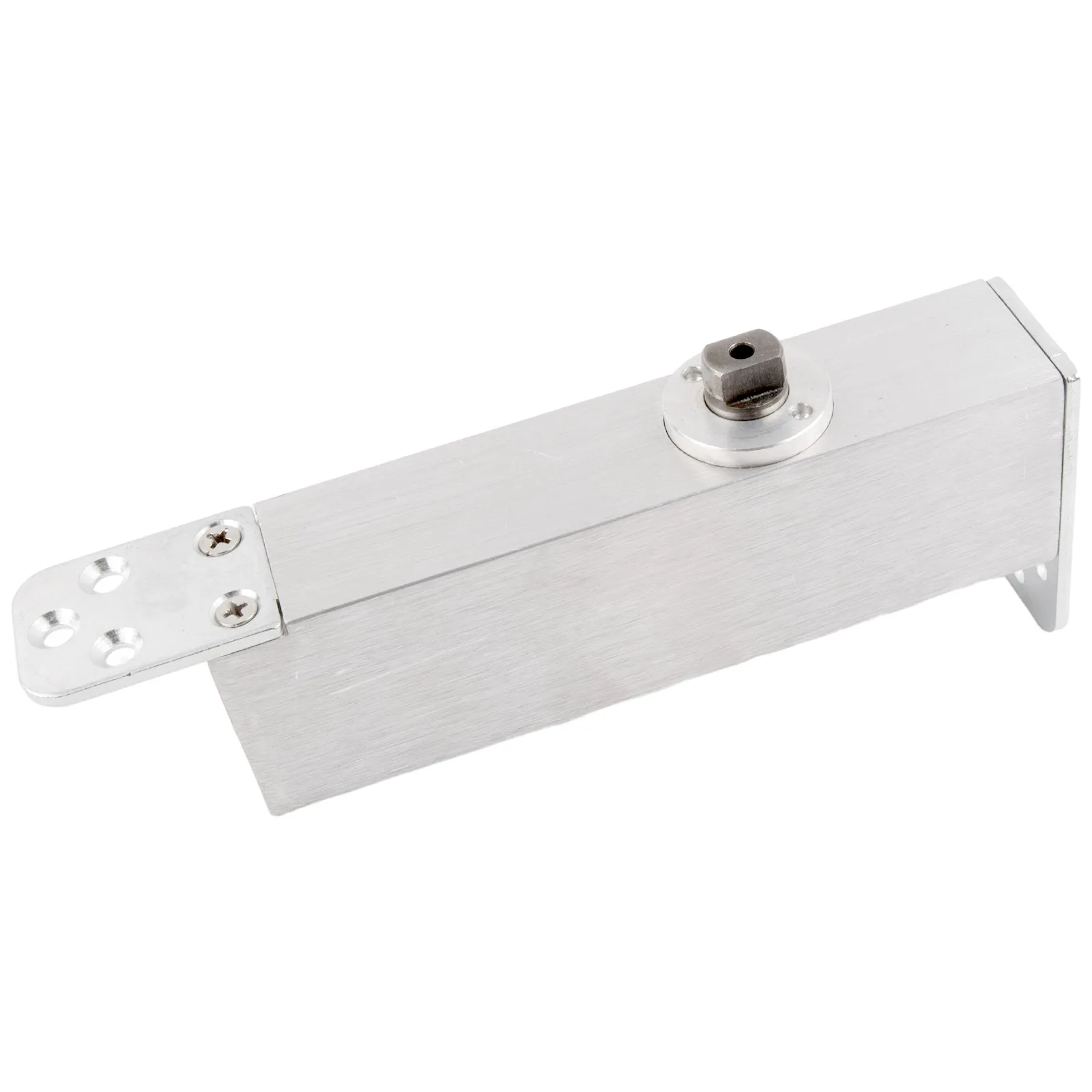 

Automatic Hinge Door Pivot Hinges Hydraulic Two-way Opening 1Set 90 Degree Alloy Brushed Silver Casting Aluminium