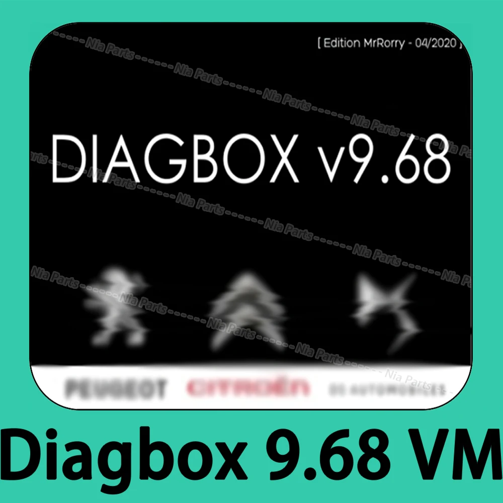 PP2000 Диагностическое программное обеспечение Diagbox V9.68 VM Инструменты для ремонта Инструменты для технического обслуживания тюнинг автомобилей Грузовики obd2 diagbox 9.68 Считыватель кодов vci