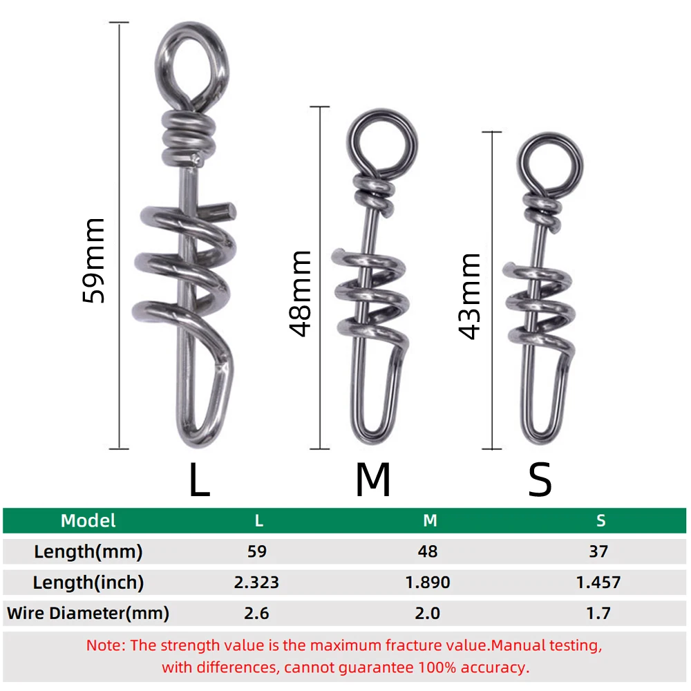 10-30 قطعة من الفولاذ المقاوم للصدأ لصيد الأسماك المفاجئة المسمار الخيوط شكل الصيد البحري الصيد المفاجئة قطب #2