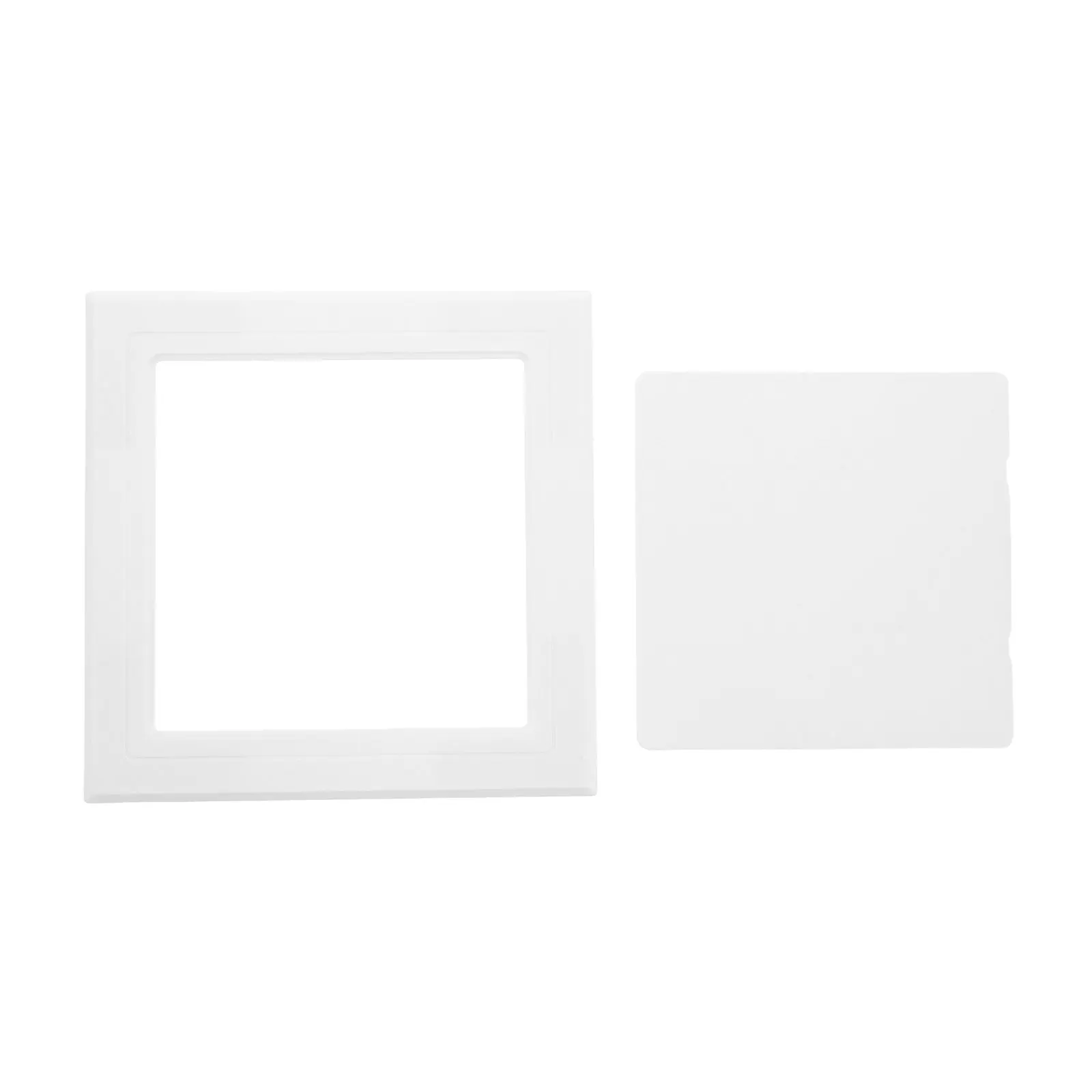 8x8 Square Plumbing Cover Self Adhesive Wall Plate Peel Stick No Drill Pipe Hole Cover Bathroom Renovation Decorative Panel