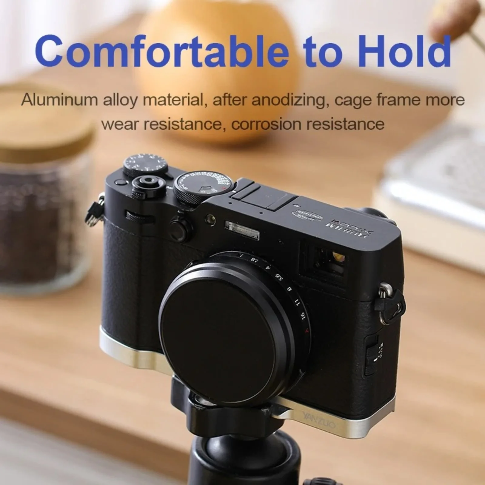 YANZUO Camera Baseplate Quick Release Plate Base For Fujifilm X100VI Camera