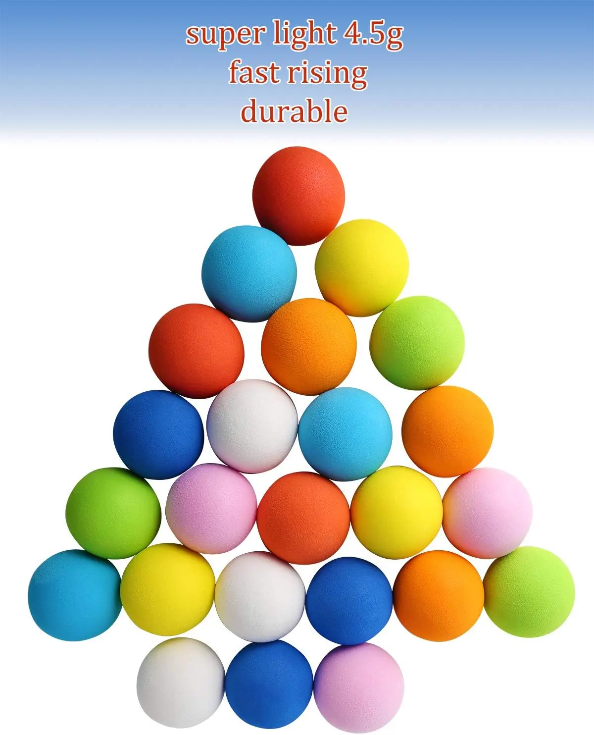 2.4 Inch Soft Foam Balls, 24PCS Lightweight Mini Indoor Toys Play Balls for Safe Fun, Birthday Party for Boys and Girls