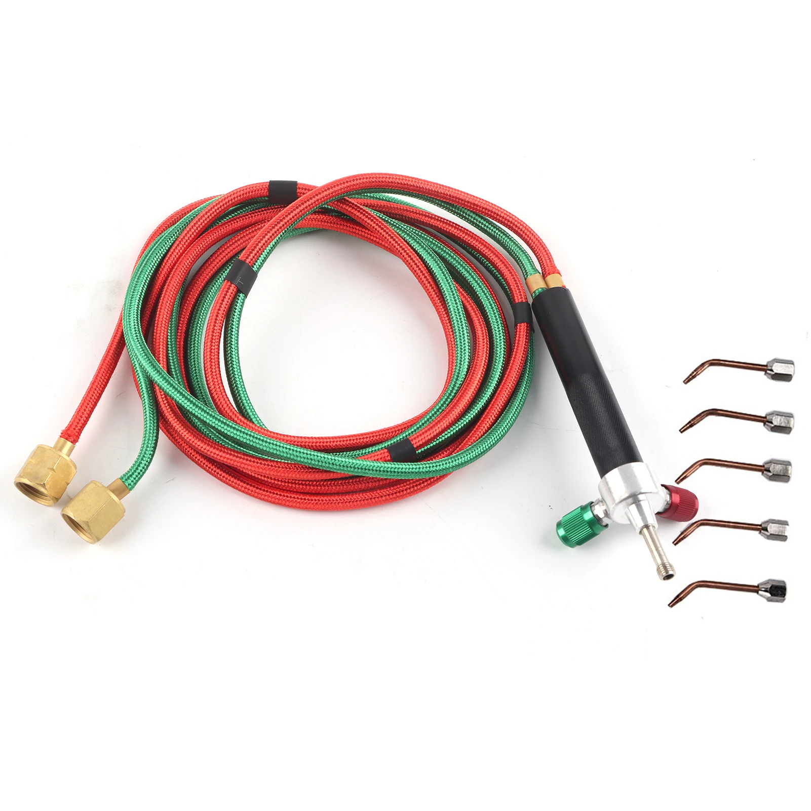 

Jewelry Torch Jewelry Welding Torch Jewelry Processing Equipment Oxygen Welding Torch Tool Flame Gun with 5 Tips Welding Torch