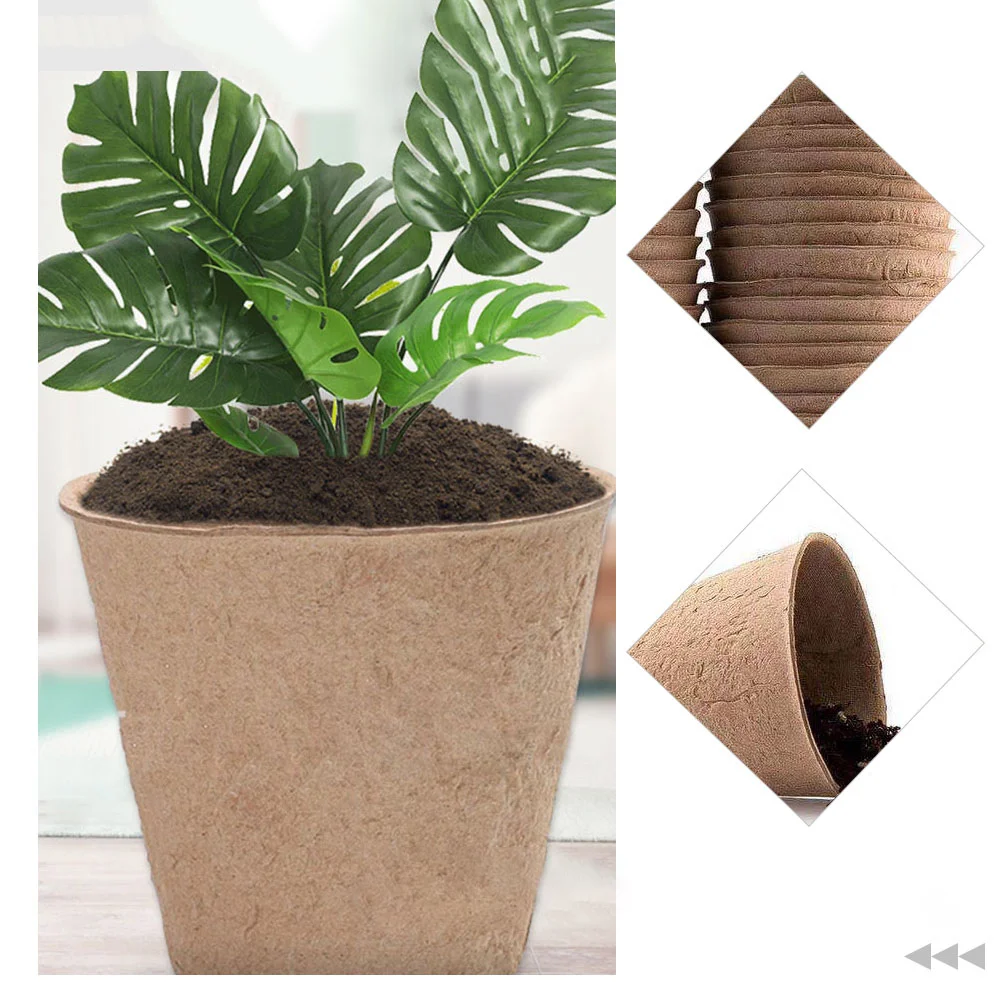 

1 set Plant Nursery Planting Containers Succulent Starter Plant Starting Trays Trays Safe Durable Garden Flower Pot