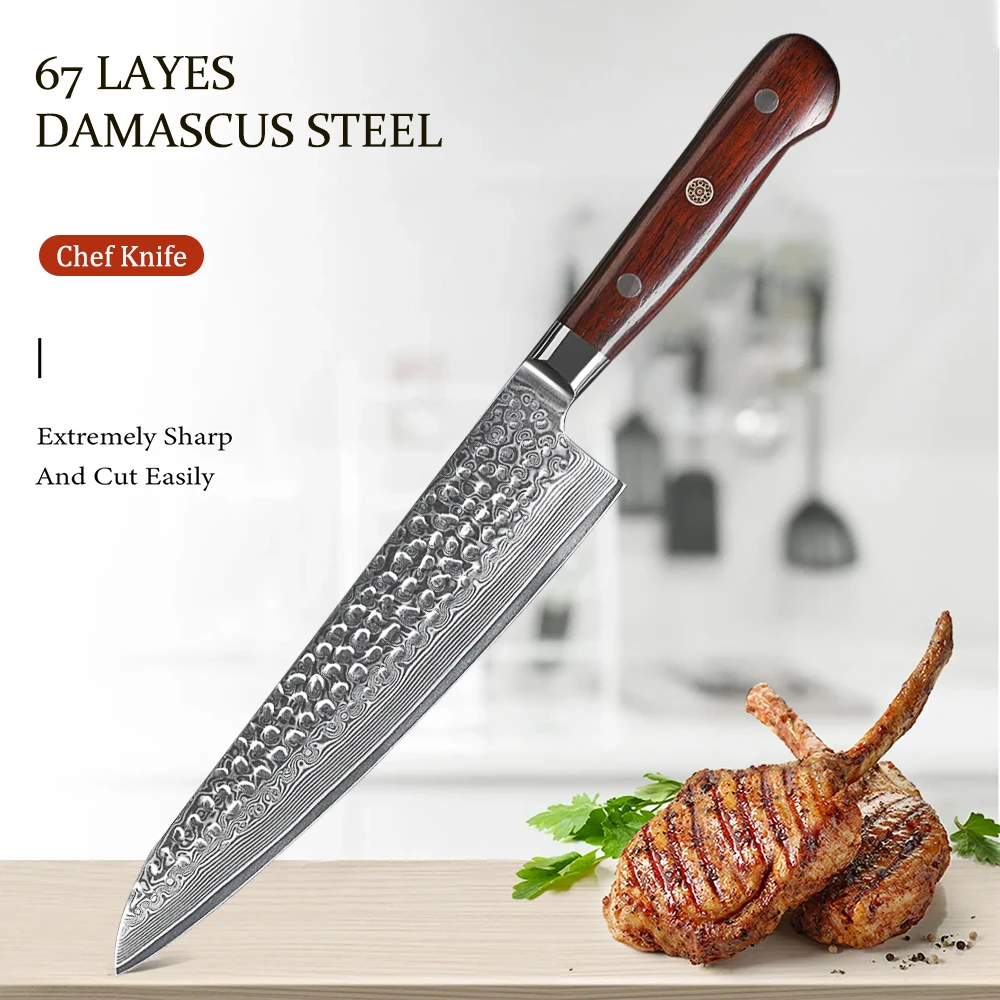 High Quality Chef Knife Non-slip Handle  Slicing Knife Meat Fish Vegetable Home Kitchen Stuff Cooking Knife Kitchen Knife