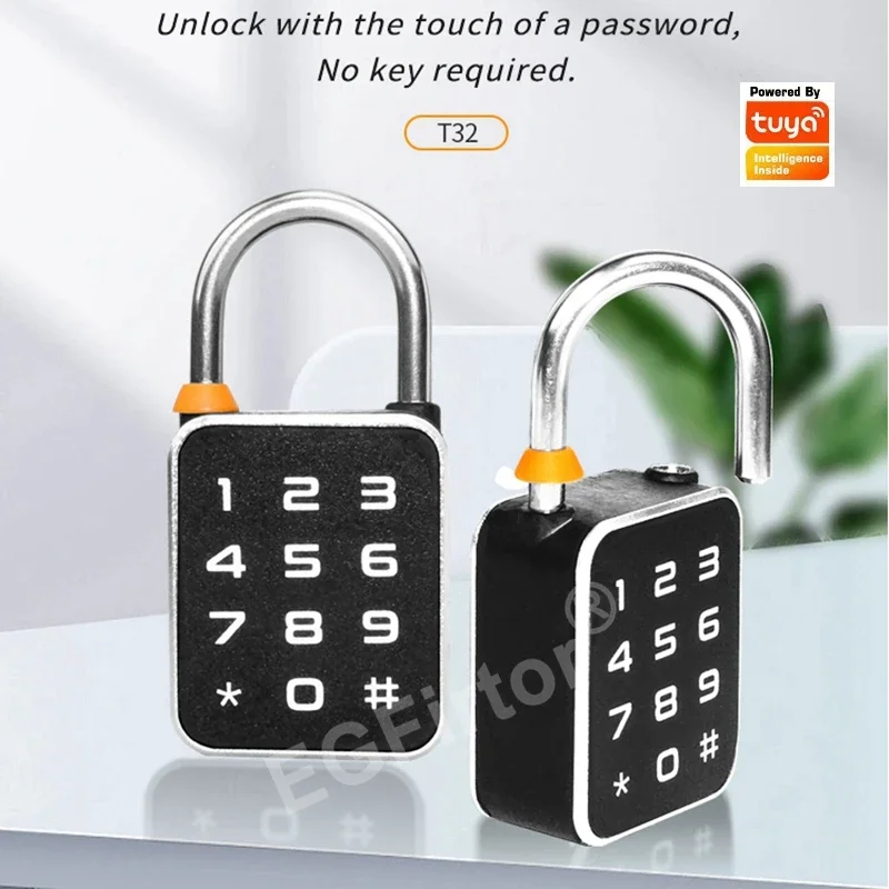 Tuya Bluetooth APP Password Code Combination Padlock Suitcase For Luggage Travel Code Smart Lock Code Keyed Anti-thieft Lock