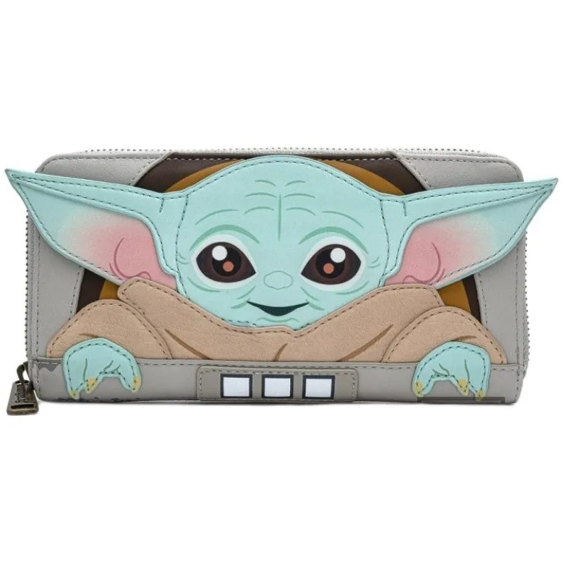 

Длинный кошелек Disney из фильма «Звездные войны» и декора телевидения, Длинный кошелек Йоды, джедаи йода, нулевой кошелек, кошелек, сумка для карт