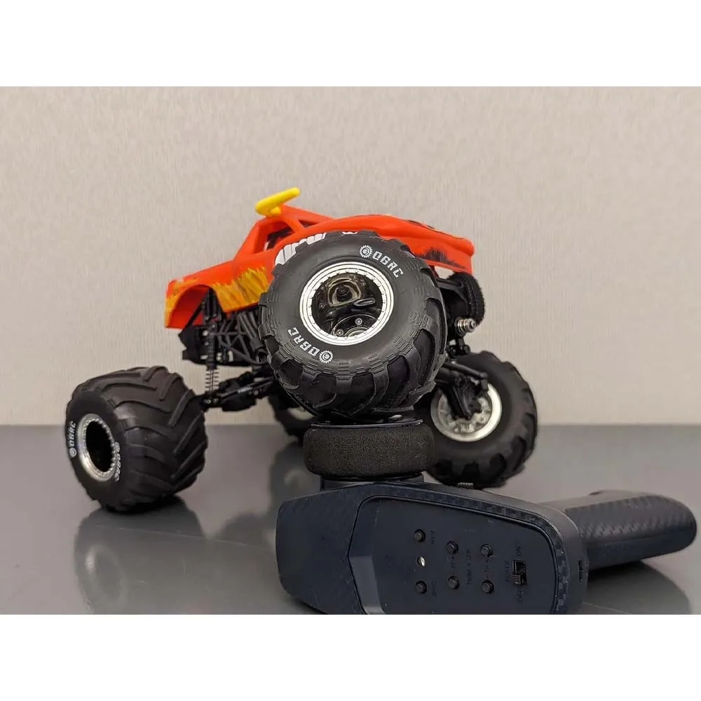 Esilun 1.0 RC Monster Truck pneumatici per cerchioni Set per FCX24 SCX24 C10 JLU catenaccio Gladiator Bronco 1/24 accessori per auto cingolati