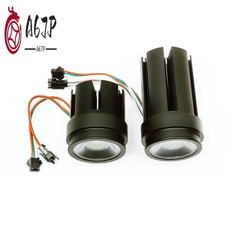 

A67P-WS2811 Светодиодный умный пиксельный прожектор RGB с адресацией, размер D50 мм, для внутреннего использования, 3-контактный JST, вход и выход, 30 градусов