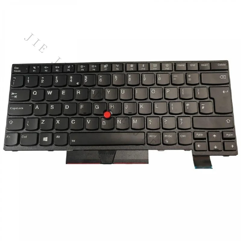 UK Layout Backlit Laptop Replacement Keyboard For Lenovo ThinkPad T470 T480 A475 A485 With Trackpoint Black