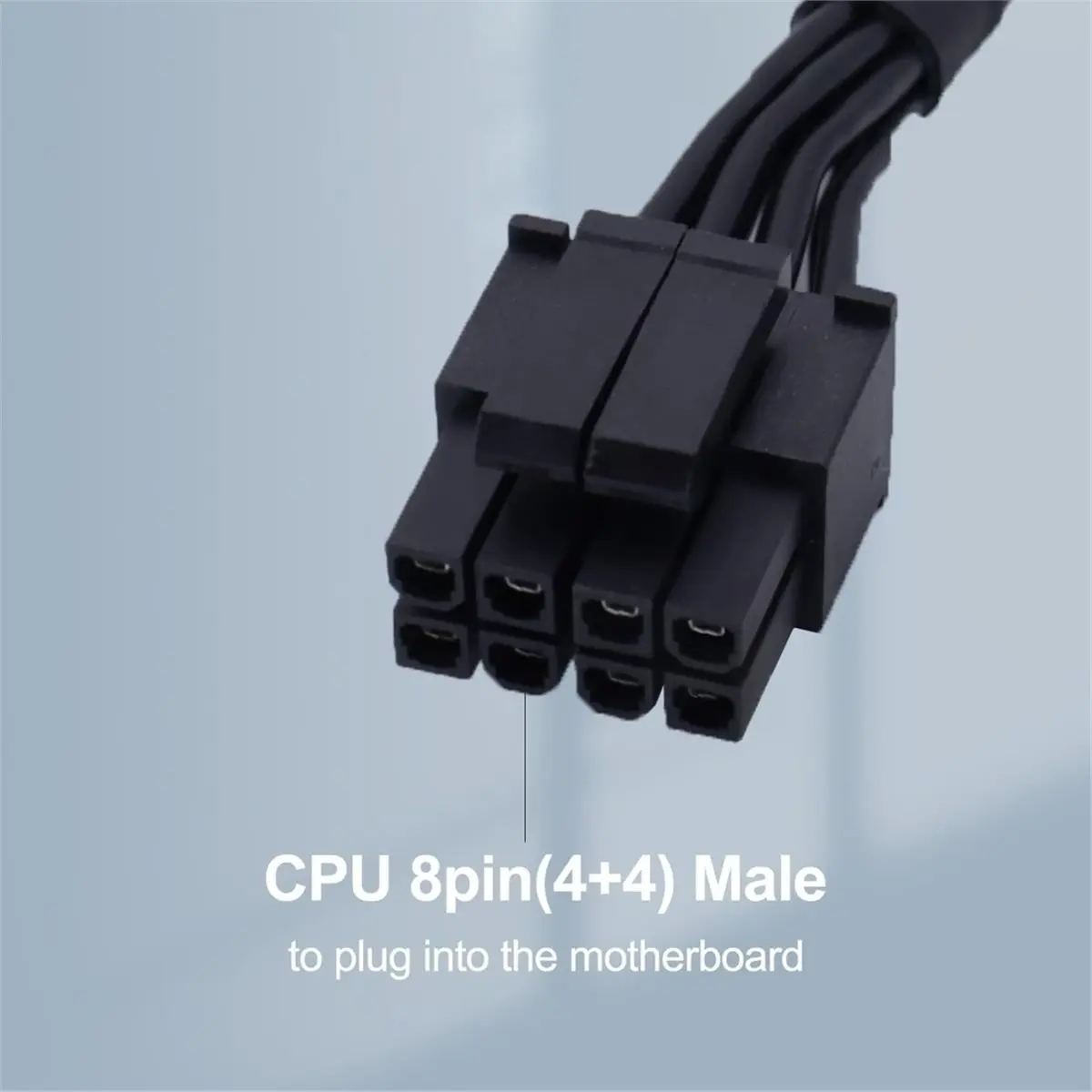 A85P PSU 10 Pin to CPU 8 Pin (4+4 Pin ) Male EPS-12V Motherboard Power Adapter Cable for Be Quiet Power Supply