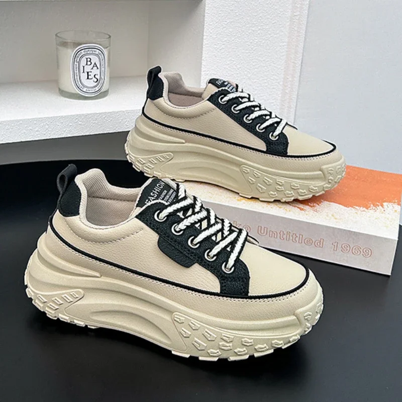 

2024 New Shoes for Women Comfortable Women Platform Sneakers Hot Sell Wear-resistant Womens Casual Shoes Height Increasing Shoes