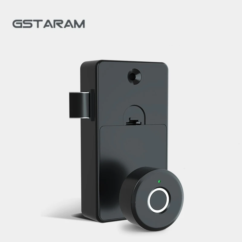 GSTARAM Hole-free Fingerprint Smart Locker File Cabinet Lock Keyless Fingerprint Drawer Lock Desk Locks Locker Furniture Lock