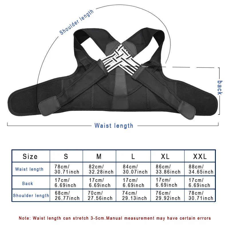Adjustable Posture Corrector for Men & Women - Back Waist Brace for Upper & Lower Back Support, Shoulder Straightener for Office image 5