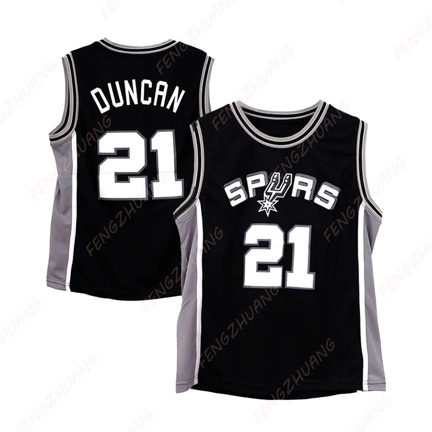 SAN Antonio Spurs Jersey 21 Men\'s Sleeveless Tops Tees Basketball Sports Vest Unisex Teenager&Kid Outdoors Training Jersey