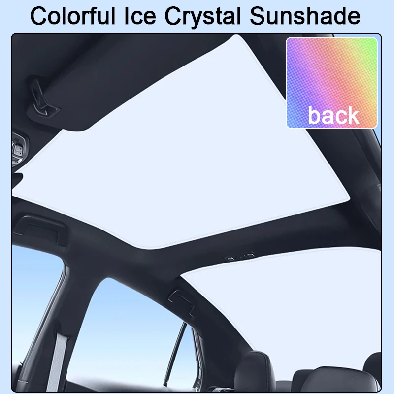 For GAC EMPOW 2023 2024 2025 Colorful Ice Crystal Car Roof Sunshade Skylight Blind Shading Windshield Sunroof Cover Accessory