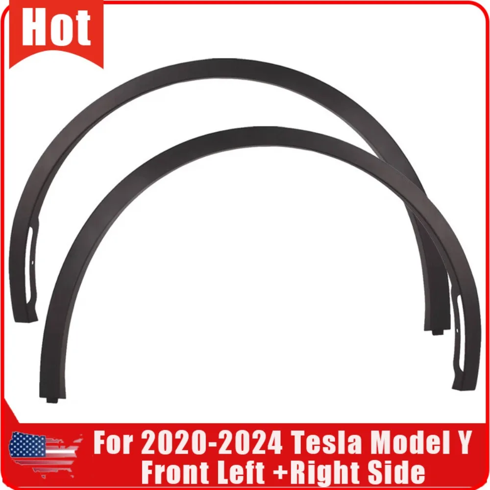 

Front Wheel Arch Fender Molding Trims For 2020-24 Tesla Model Y 149418500B LH RH