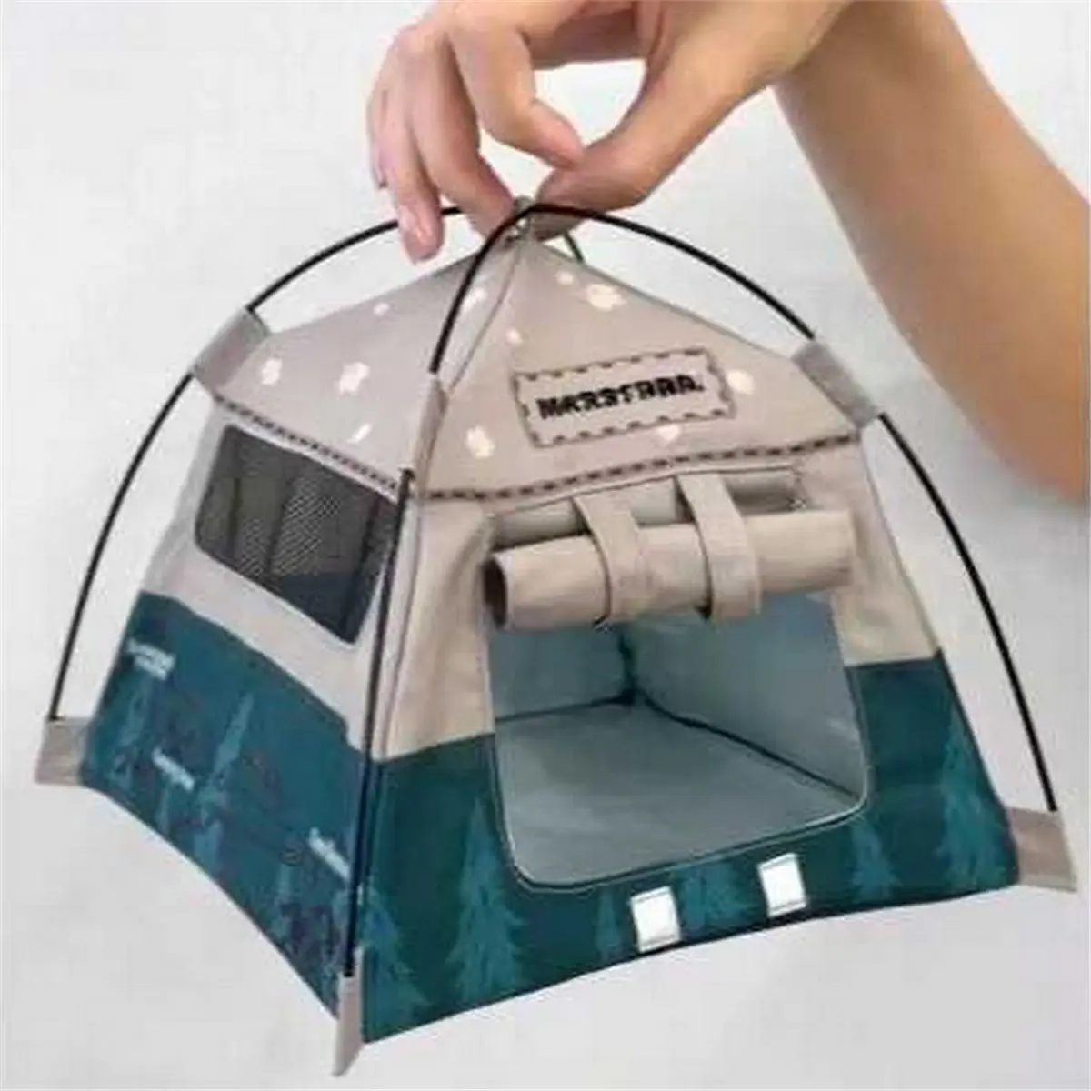 ABYA 1:12 Simulation Small Tent Model Removable Toy Decoration Miniature Scene Accessories Photography Props Gifts