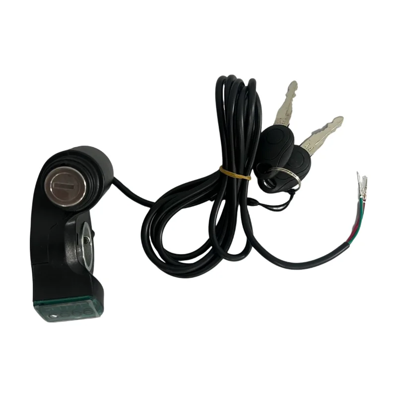 Electric Scooter Part Digital Battery Voltage Display Switch Power Key Lock Scooter Battery Display