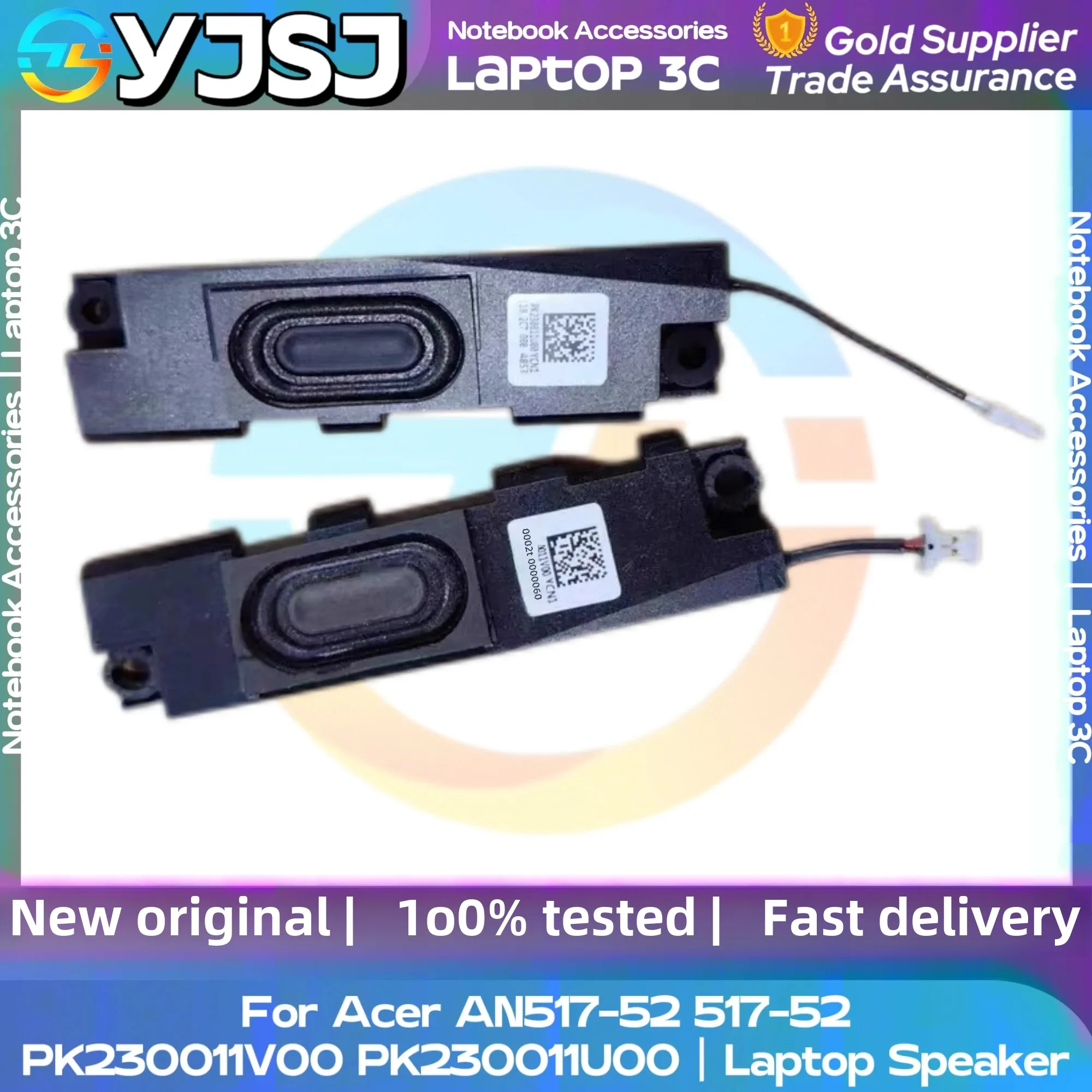 New GENUINE Original Laptop Speaker For Acer Nitro 5 AN517-52 an517-52 built-in speaker horn audio  PK230011V00 PK230011U00