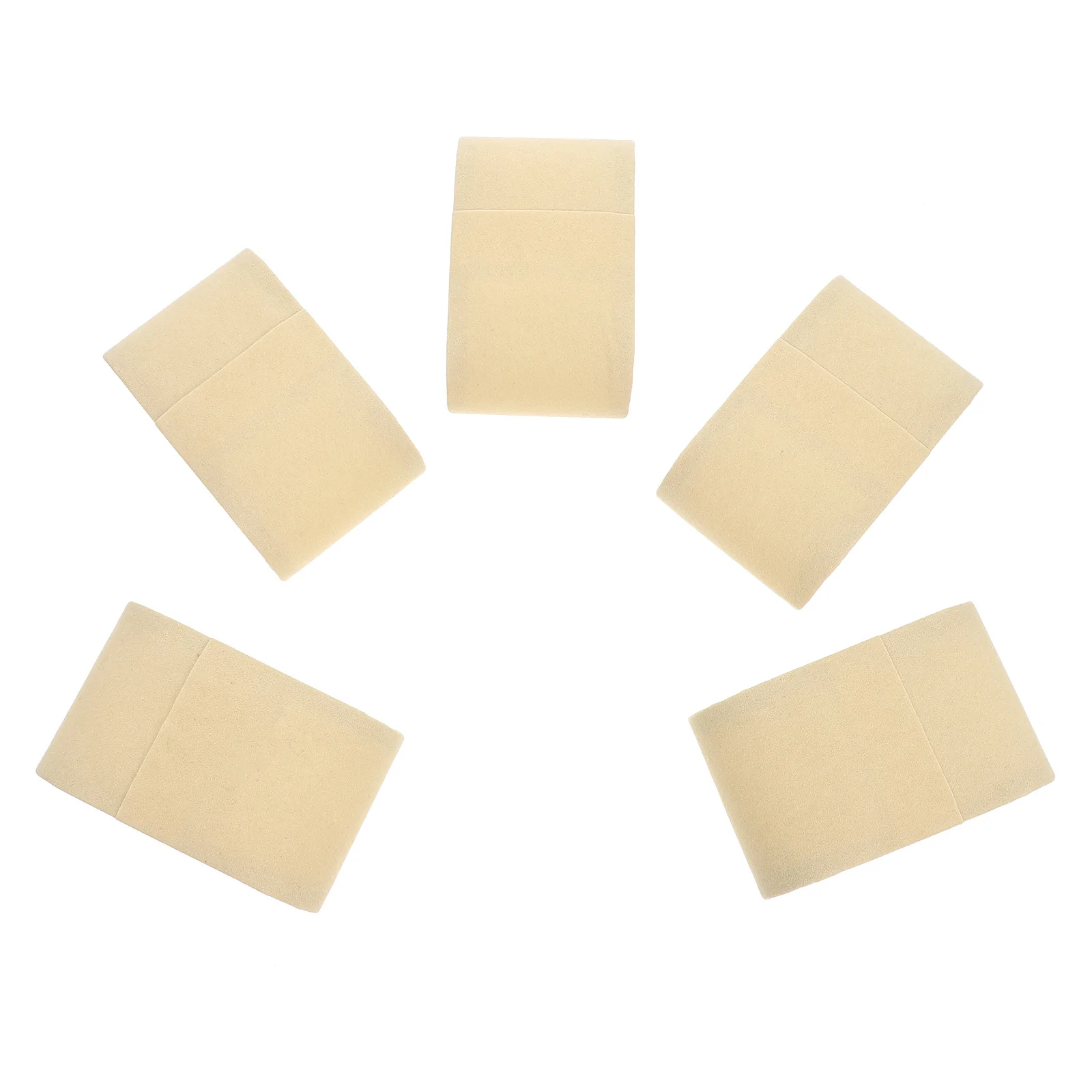 

5pcs Jewelry Display Pillows Bracelet Cushions For Watch Boxes Flannel Bangle Pillows Display Stand Trade Show Retail Decor