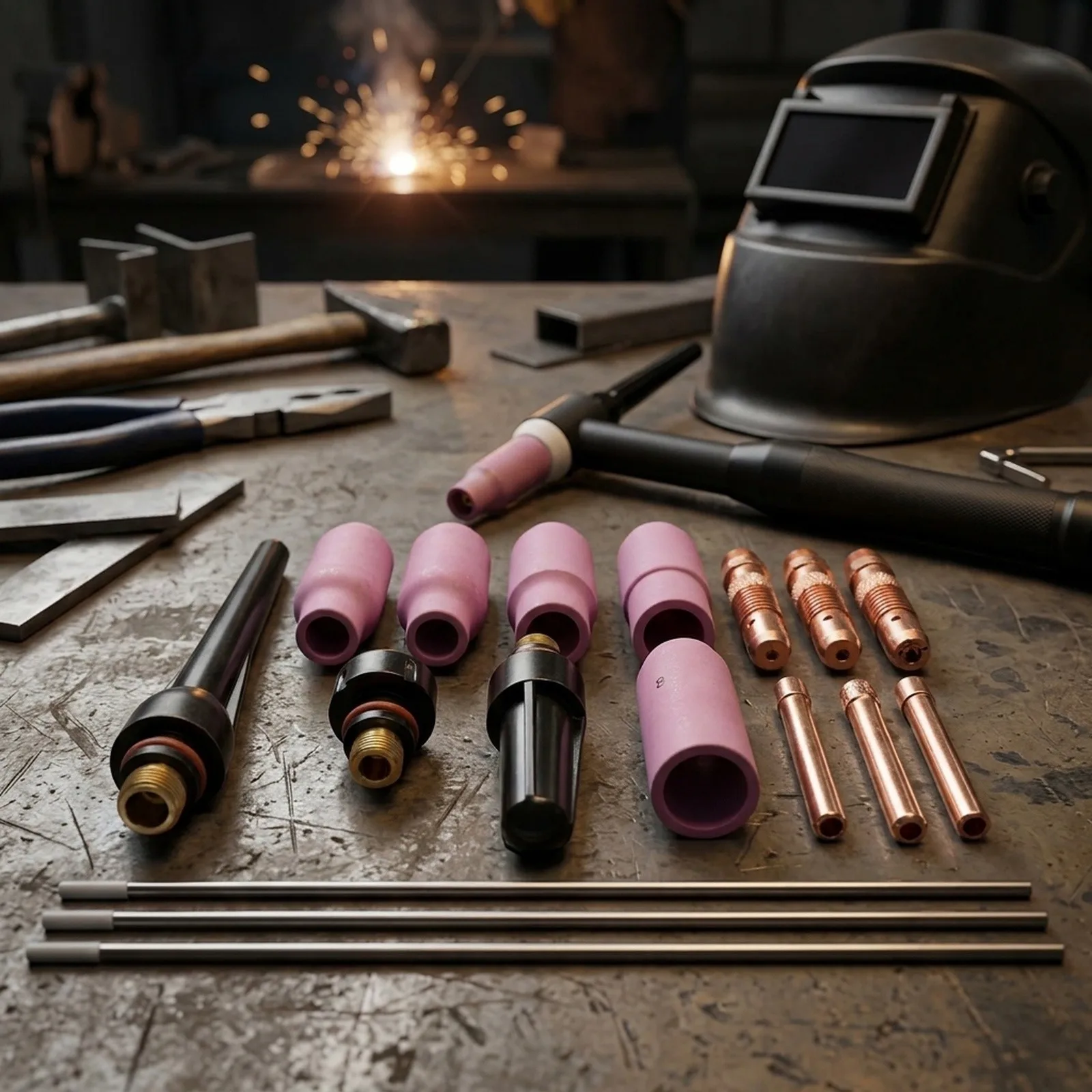 Torches Collet Parts For Air-cooled Torches For Water-cooled Torches High Quality Brand New And Practical Torches