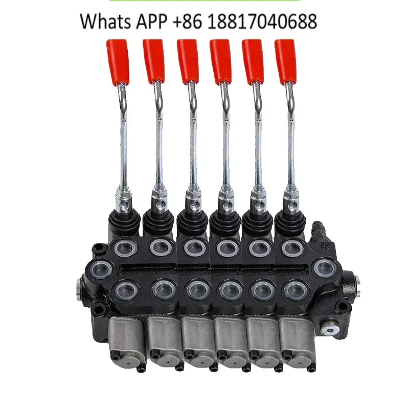 ZD102 distributor manual valve one two three four manual directional valve two-way multi-way valve two-way hydraulic reversing