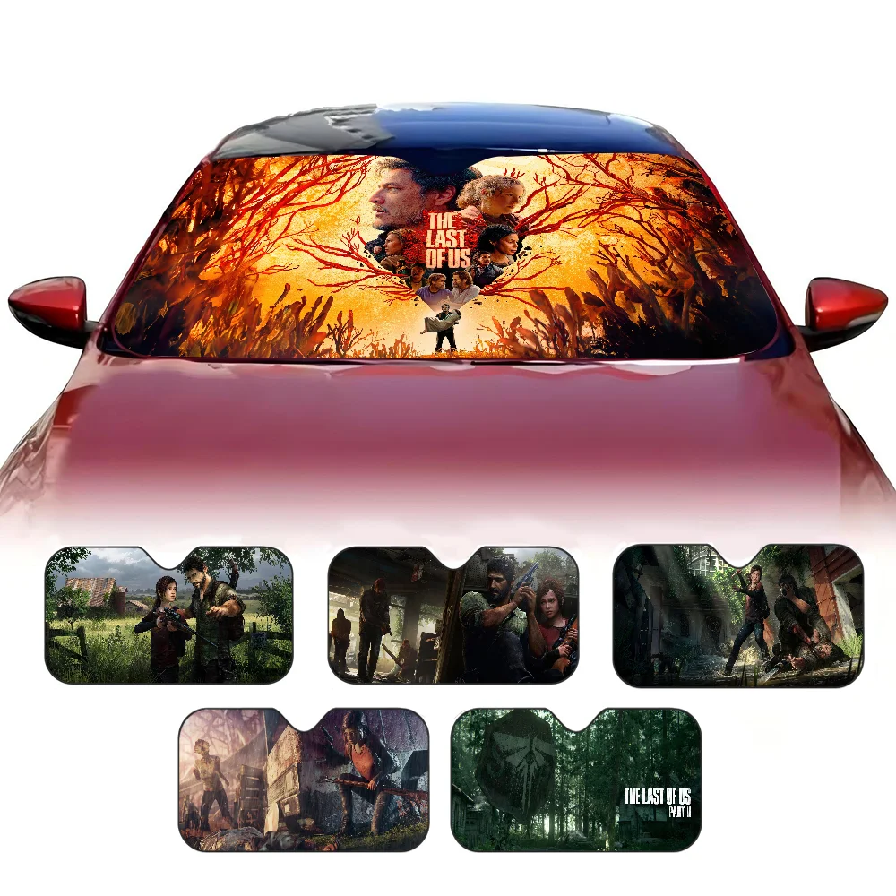 

The Last of Us Windshield Sunshade Car Window Windscreen Cover Sun Shade Auto Sun Visor Car-covers Car Solar Protection