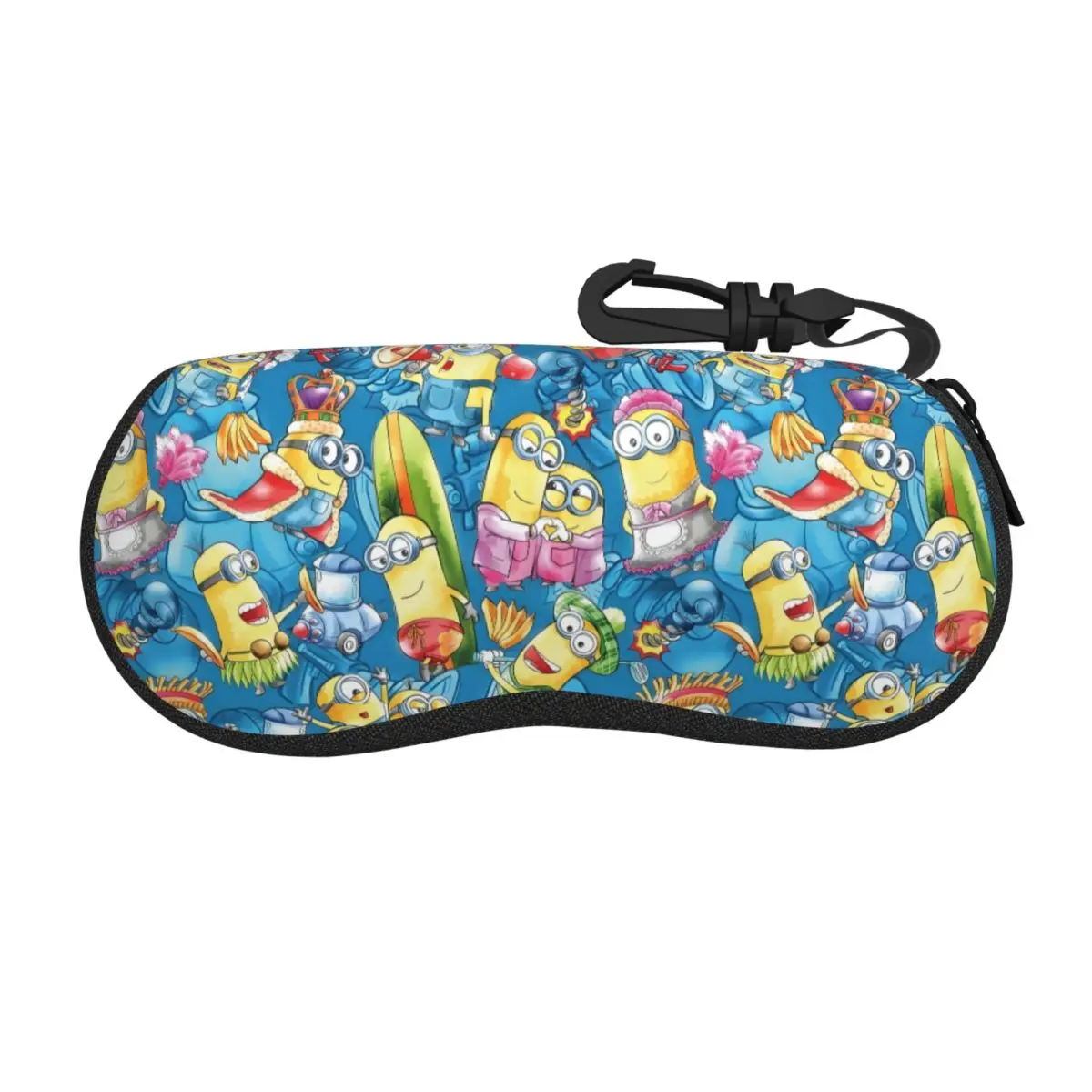 

Custom Minions Big Eyes Cartoon Glasses Case Portable Cute Anime Film Shell Eyeglasses Case Sunglasses Box