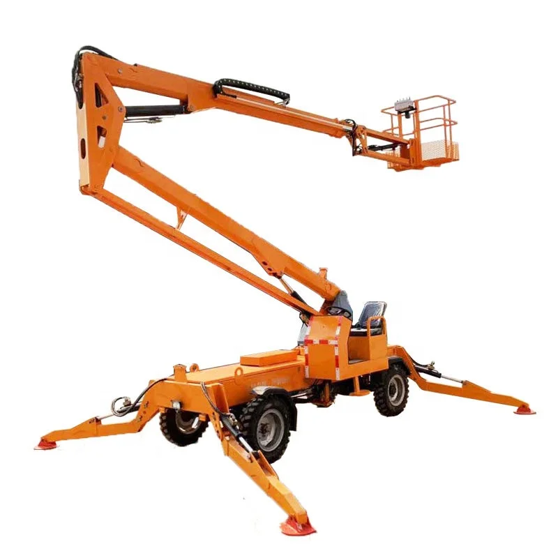 YG Customized China 10m Portable Hydraulic Electric Towable Boom Lift