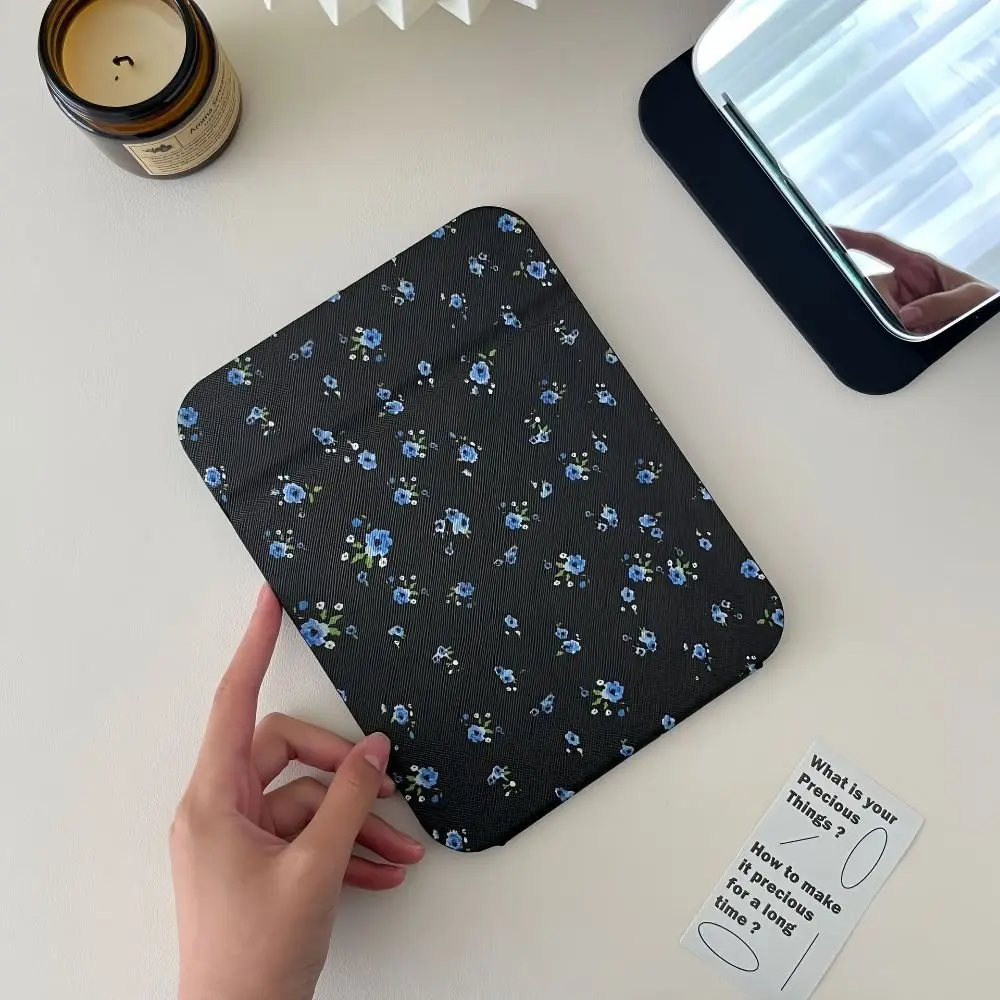 Pu lederen desktopstandaard spiegel bloem opvouwbare make-upspiegel compacte cosmetische spiegel lichtgewicht make-upspiegel unisex