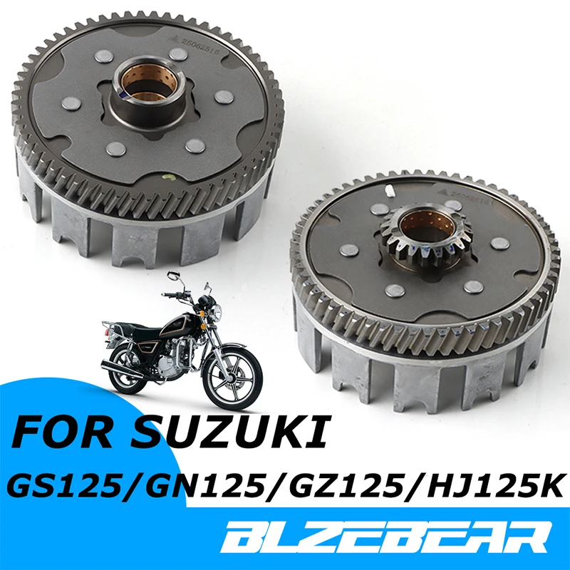 GN125H 極上 09-12 Kawasaki Ninja ZX6R Clutch Basket With Plates Incomplete