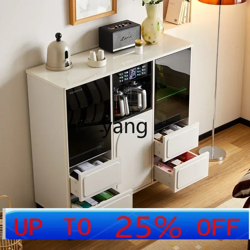 

LH cream wind household solid wood tea bar machine high-end intelligent automatic integrated water dispenser cabinet