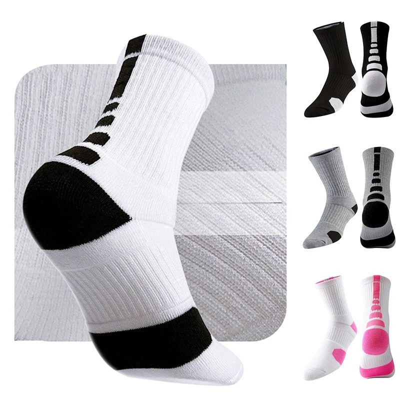 

1 Pairs Men Middle Tube Socks Basketball Football Rugby Baseball Cycling Running Hiking Exercise Fashion Casual Male Sox