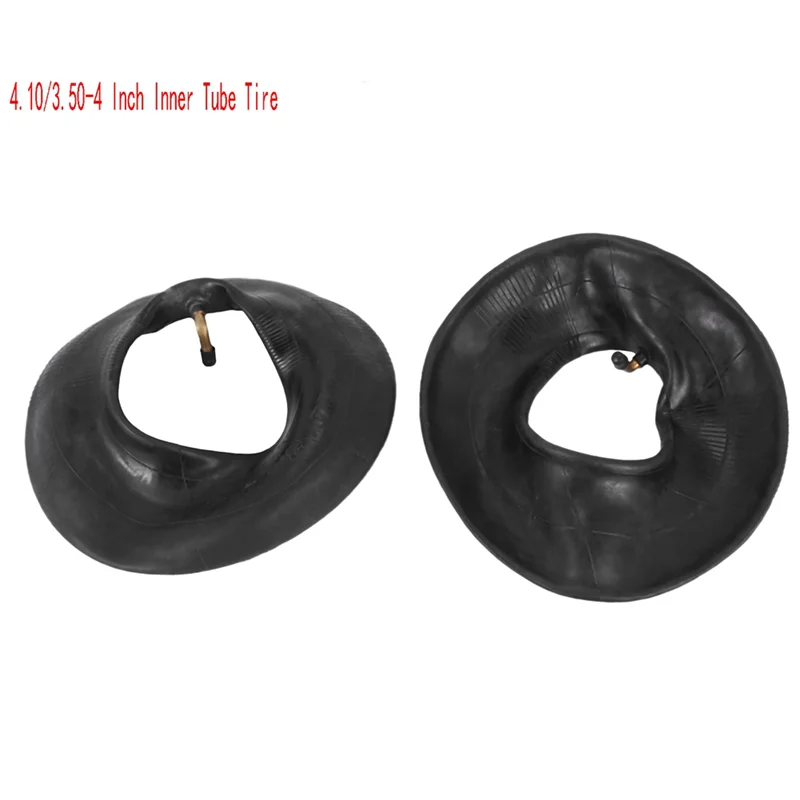 AB47-2 PC 4.10/3.50-4 인치 이너 튜브 타이어 (핸드 트럭, 돌리, 핸드 카트, 정원 카트, 잔디 깎는 기계용) 4.10-4 교체용 튜브
