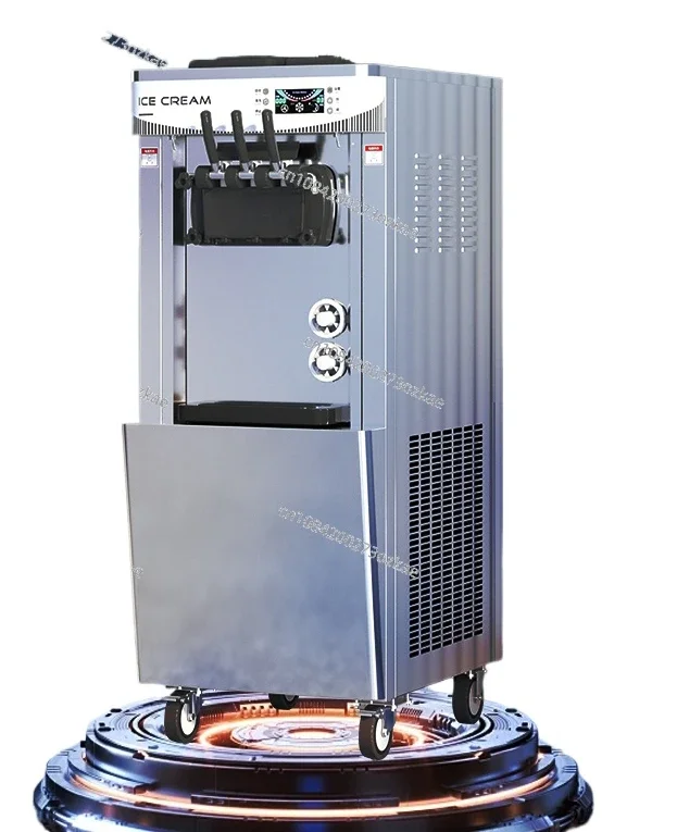 Ice Cream Machine Commercial Full-Automatic Vertical Ice Cream Machine Desktop