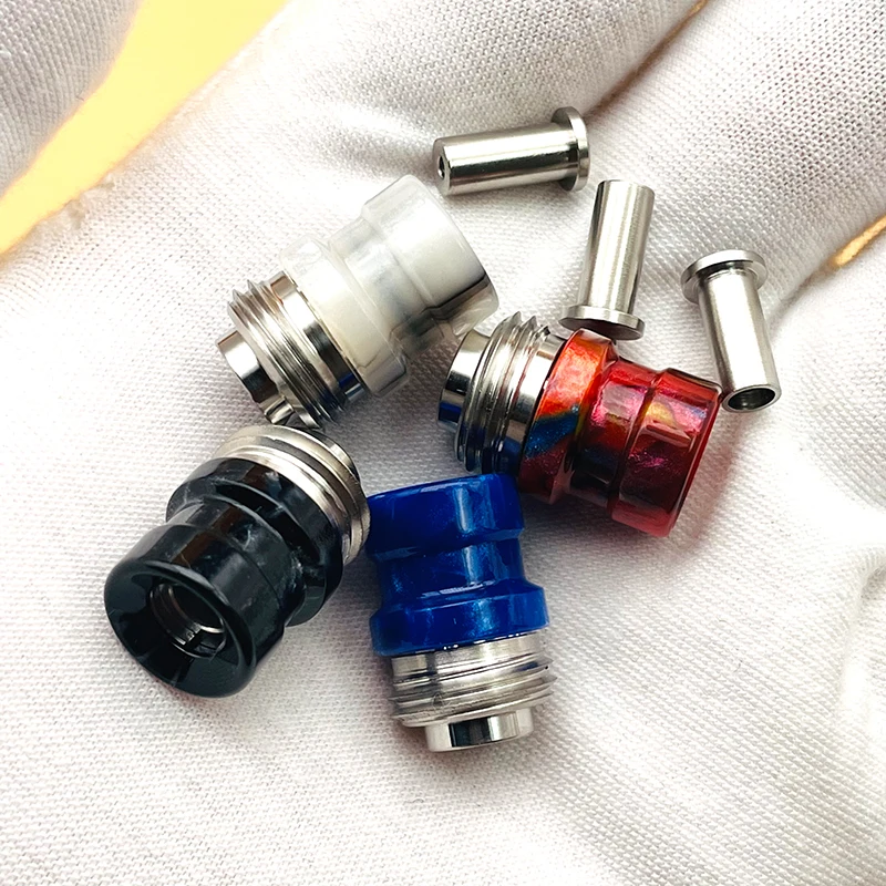 DSX 316ss Resin Mission Never Normal Style Drip Tip für SXK BB / Billet Box Mod Kit Mundstück Vape Zubehör